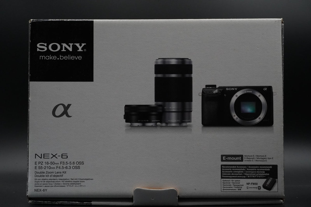 Sony α NEX-6 Digital Camera w/ 16-50mm  55-210mm Lens PZ Lens US STOCK #10922
