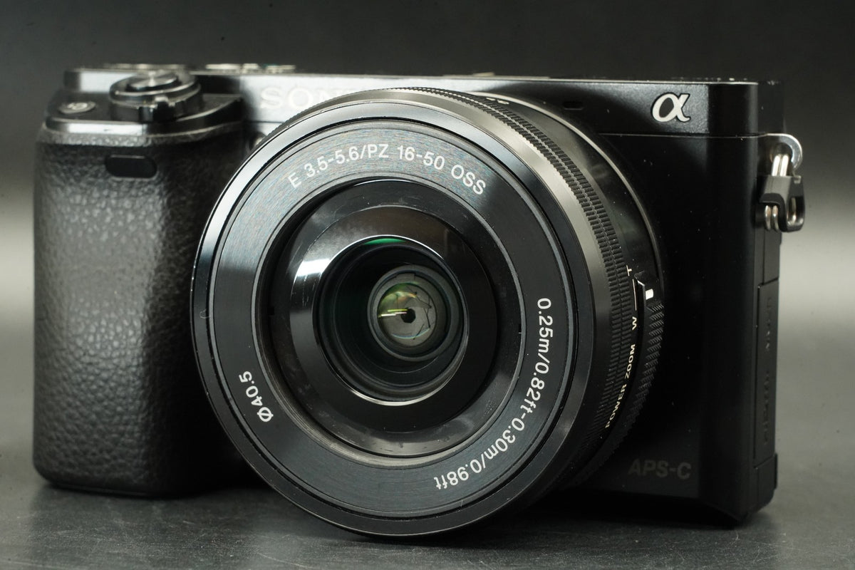 Sony a6000 Digital Mirrorless Camera Black with Lens -11426 cuts- #12328