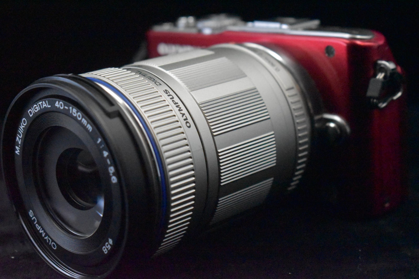 [US Duty Paid] Olympus PEN Lite E-PL3 Red 12.3 MP with Lens From US 8700