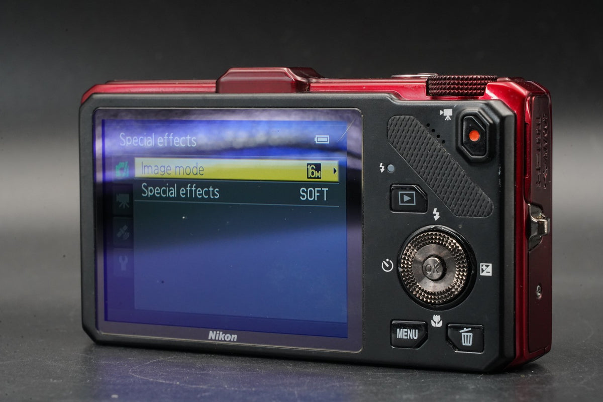 Nikon Coolpix S9300 Red 16.0MP Digital Camera US STOCK #11179