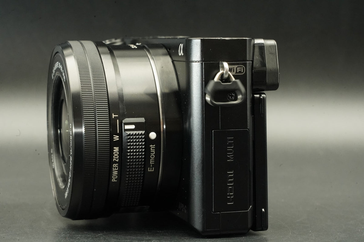 Sony a6000 Digital Mirrorless Camera Black with Lens -11426 cuts- #12328