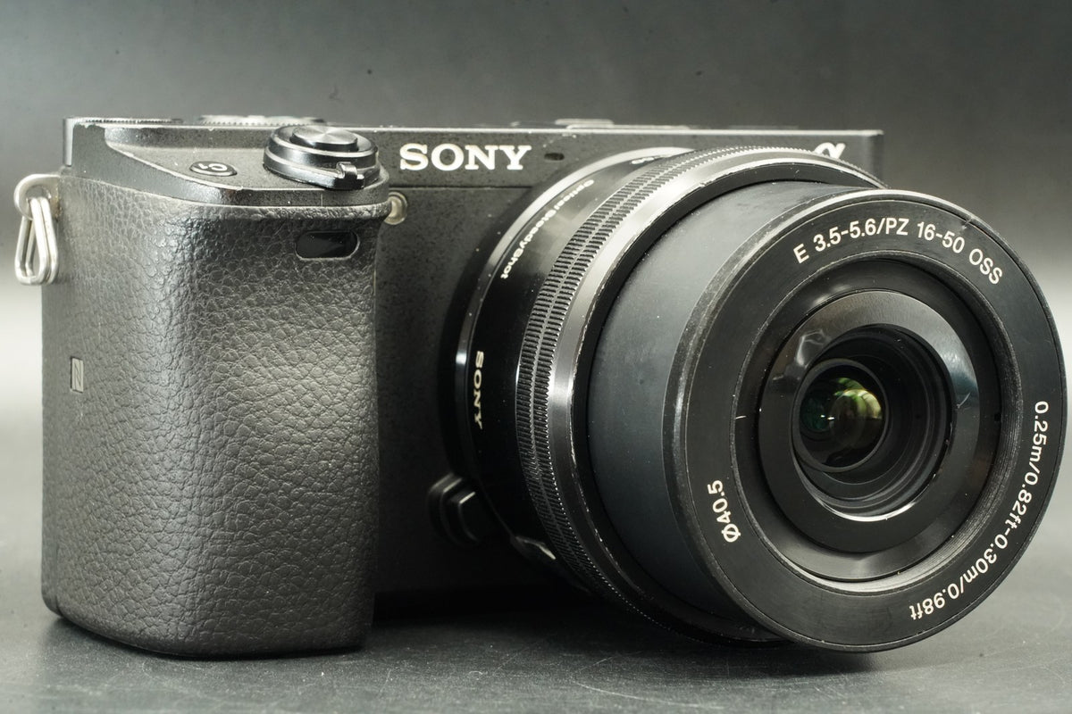 Sony a6300 + 16-50mm PZ Lens Mirrorless Digital Camera Black -12267 cuts- #12103