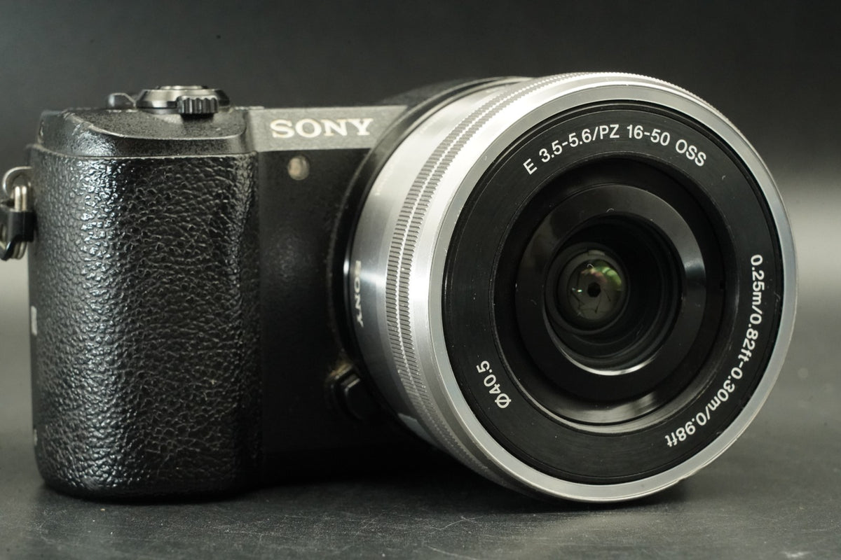 Sony Alpha a5100 Mirrorless Digital Camera w/ Lens Black -99356 cuts- #12536
