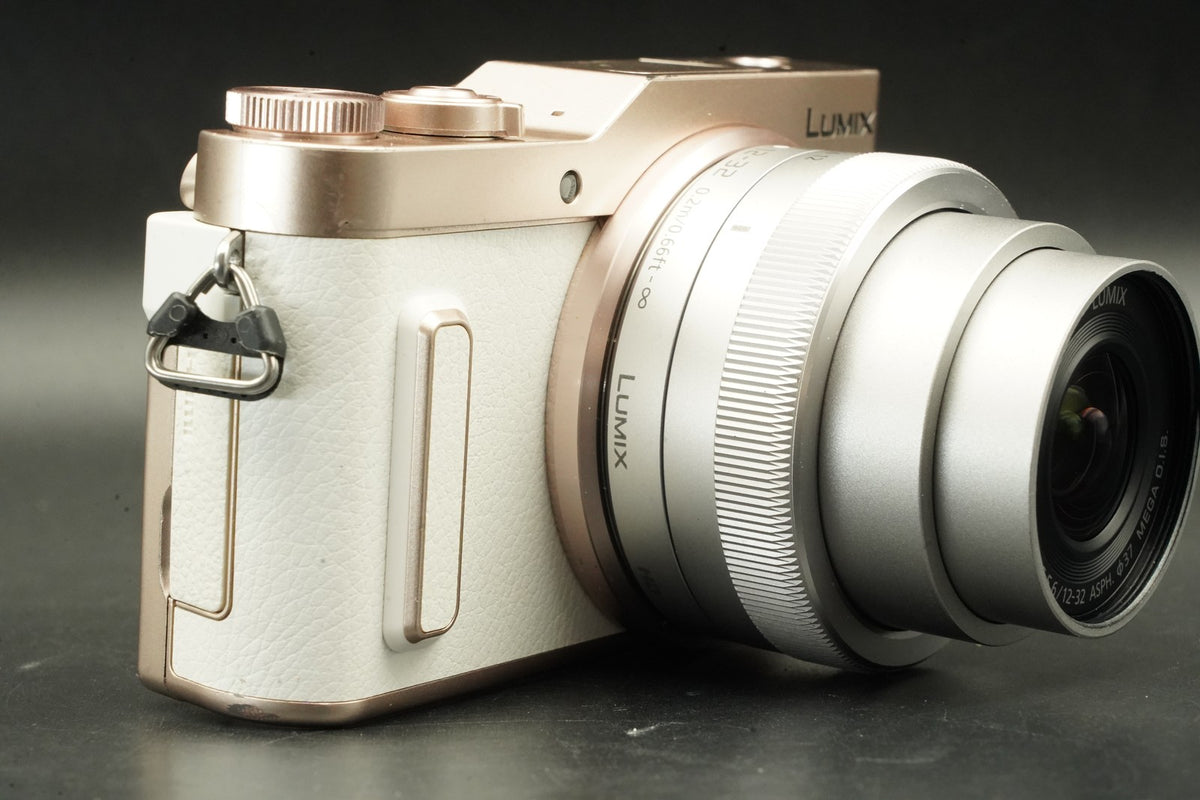 Panasonic DC-GF10 w/ 12-32mm + 35-100mm Lens White LUMIX Camera #12672