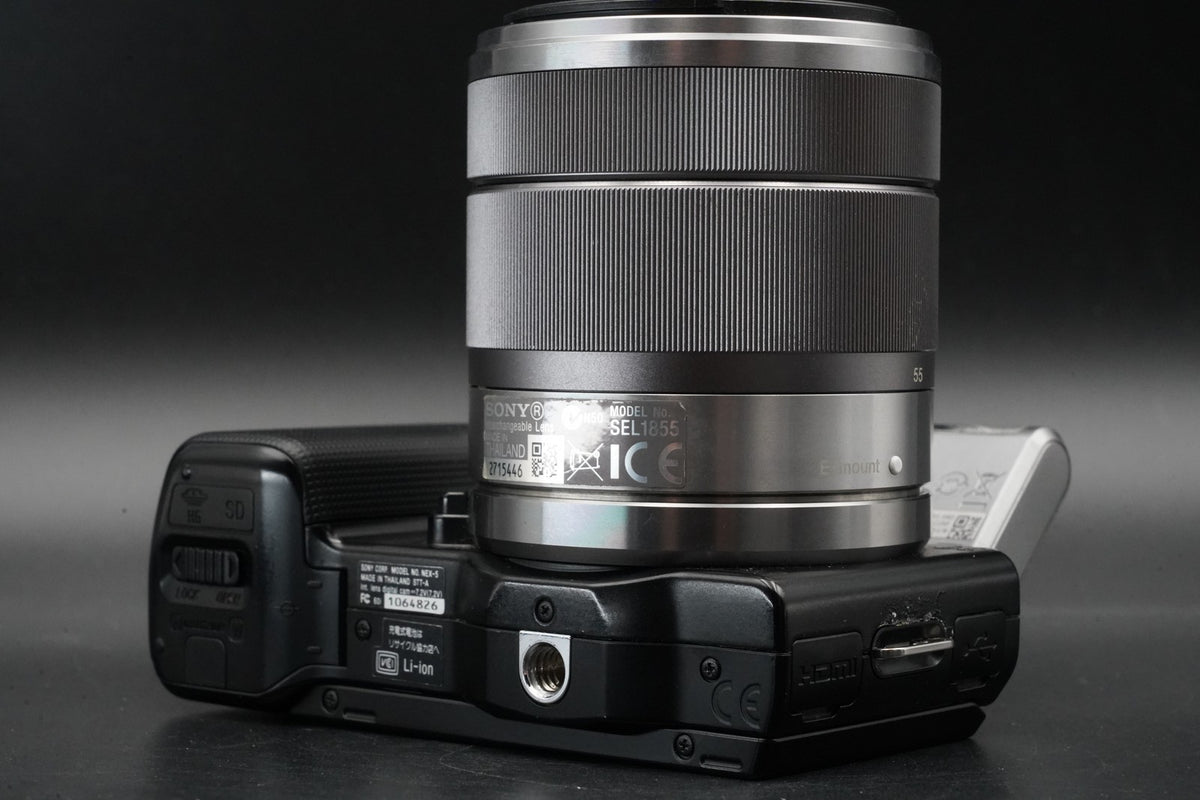 Sony Alpha NEX-5 Mirrorless Camera Bundle with 2 Lens Silver 2026WZC-B1155 11060