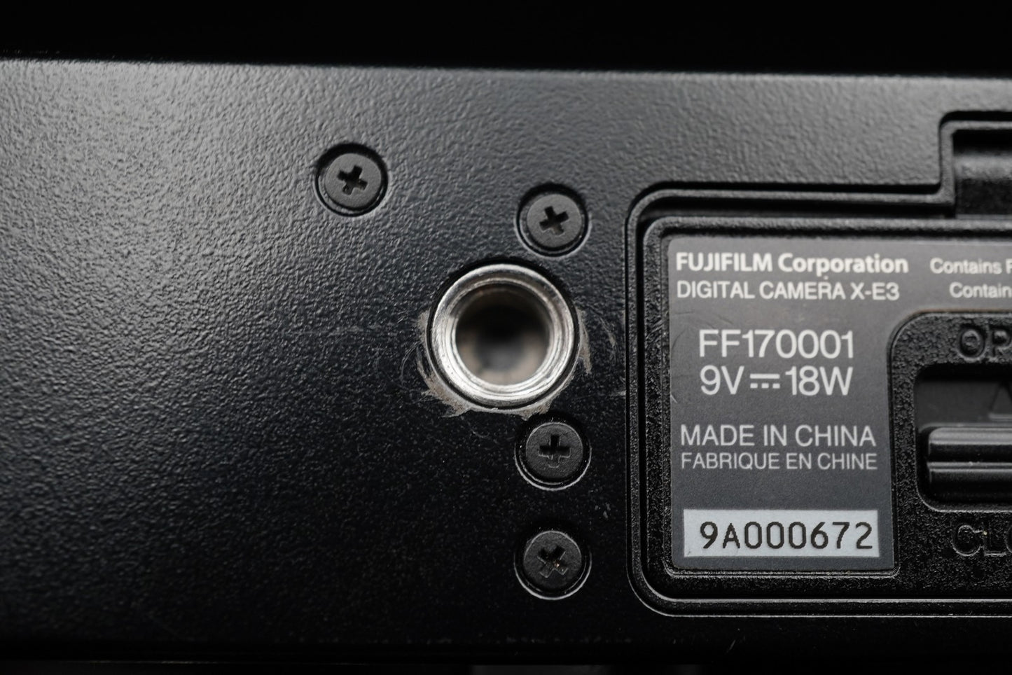 Fujifilm X-E3 24.3MP Mirrorless Digital Camera Black Body US DUTY PAID 10222