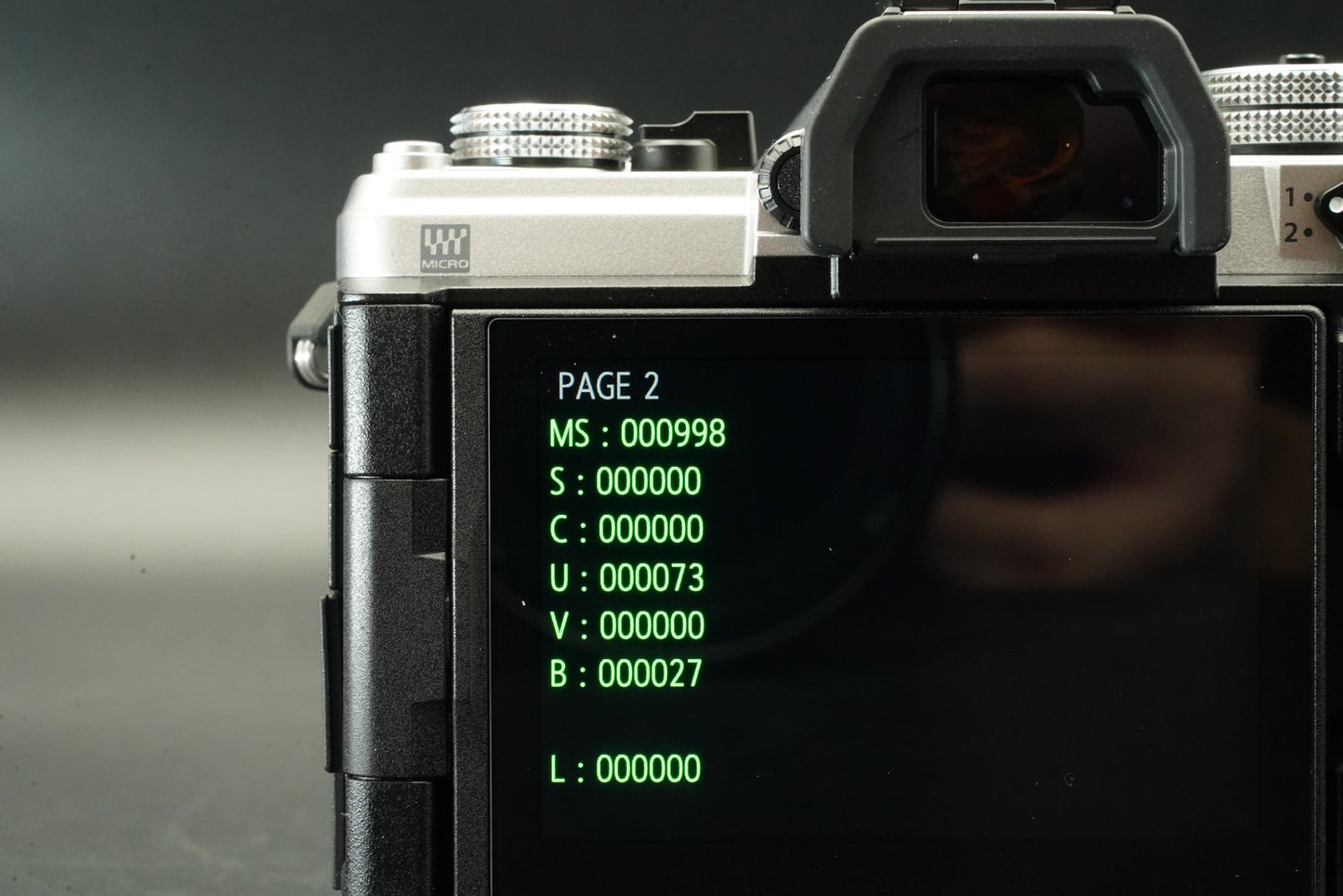 OM SYSTEM OM-3 Mirrorless Camera Silver -998 cuts- #11877