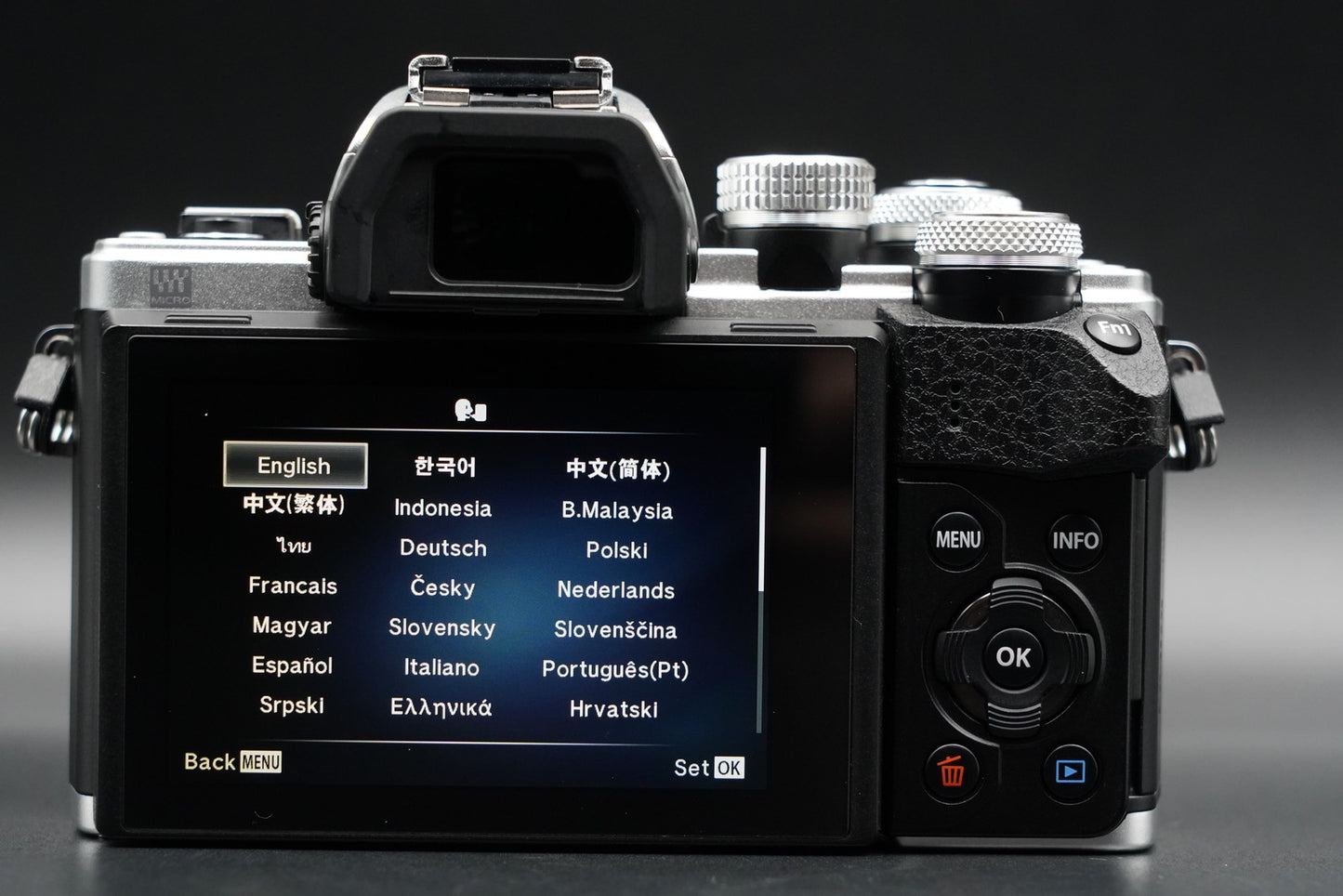 Olympus OM-D E-M10 Mark II 16.1MP Digital Camera Silver US Duty Paid 10449