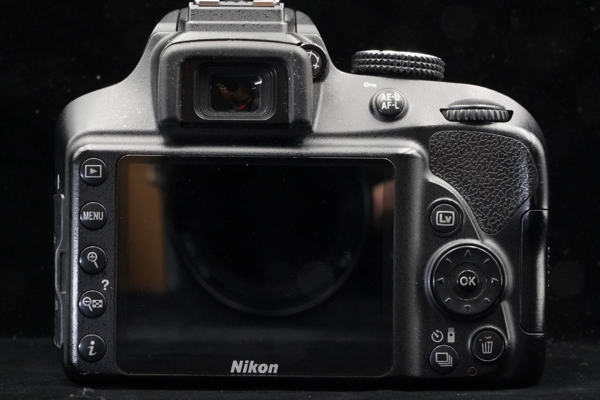 Nikon D3400 Black 24.2 MP DSLR Camera with 18-55mm Lens US STOCK