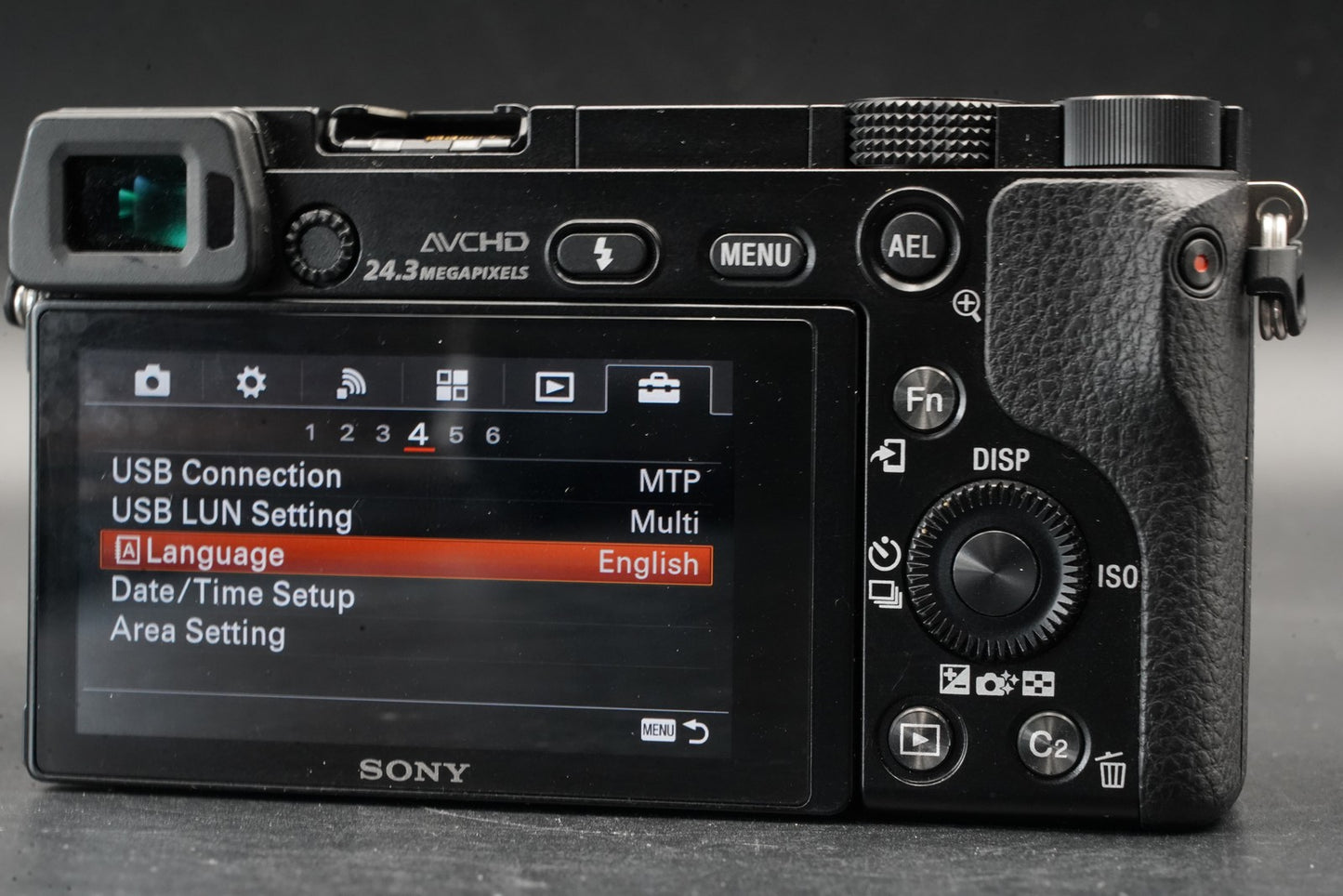 Sony alpha a6000 Digital Mirrorless Camera with Lens Black -4429 cuts- #11203