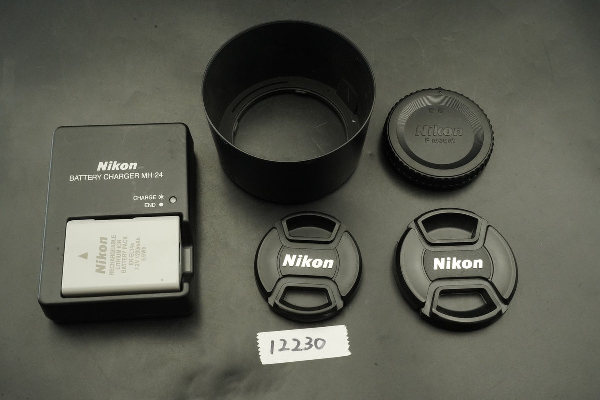 Nikon D5300 AF-S 18-55mm + 55-300mm Lens -147K cuts- US STOCK #12230