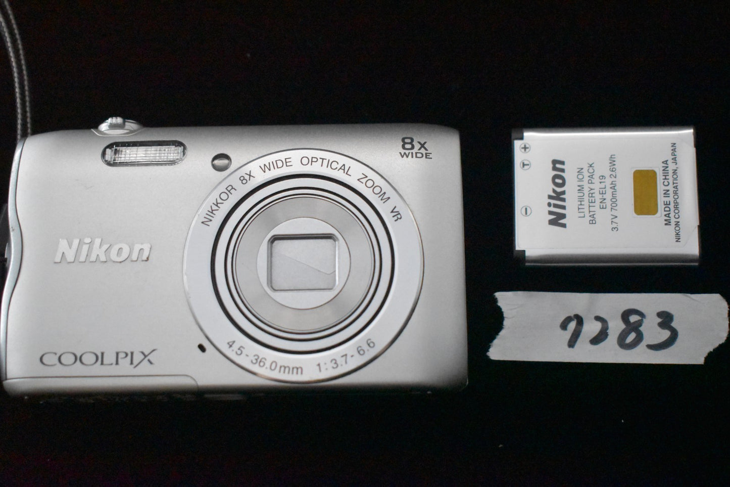 [US Duty Paid] Nikon Digital Camera Coolpix A300 Silver WiFi 8.0x Zoom 7283