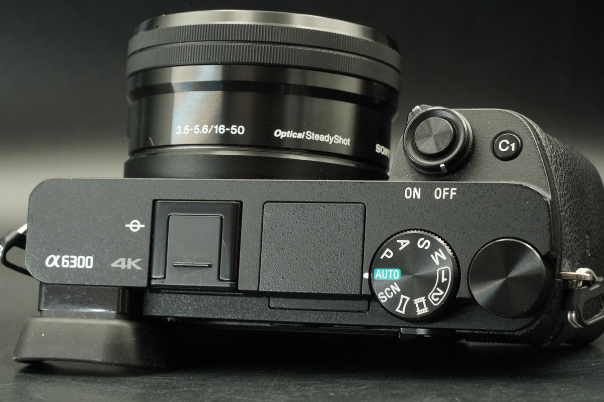 Sony a6300 + 16-50mm PZ Lens Mirrorless Digital Camera Black -8600 cuts- #12358