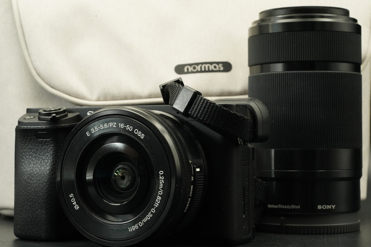 Sony A6400 Mirrorless Digital Camera with 2 Lenses Black -4741 cuts- #12194