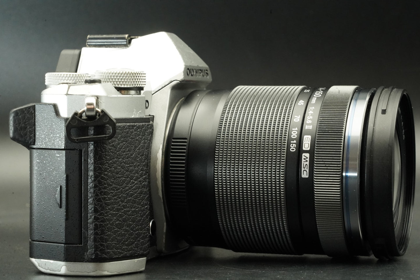 Olympus OM-D E-M5 Mark II w/ M.ZUIKO 14-150 Lens Silver -10789 cuts- #11765