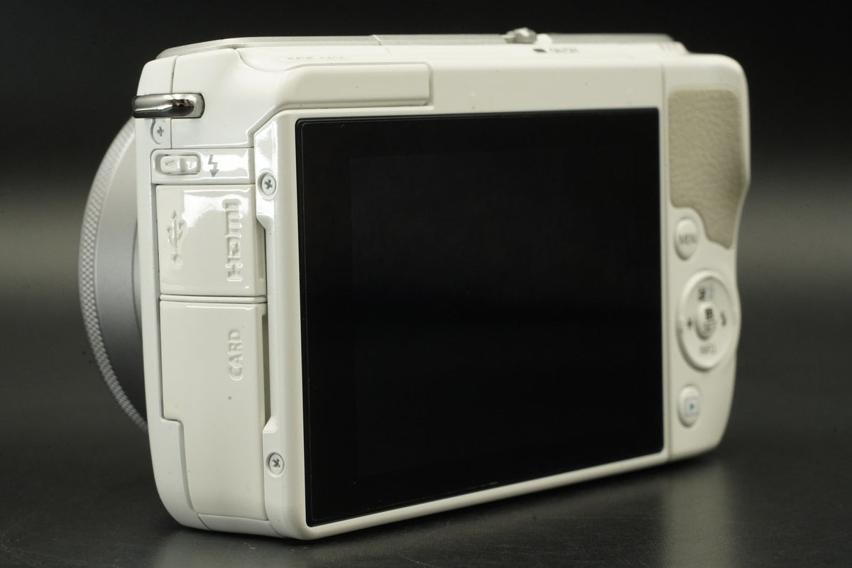 Canon EOS M10 Mirrorless Digital Camera White + 22mm f/2 Lens US STOCK #12289