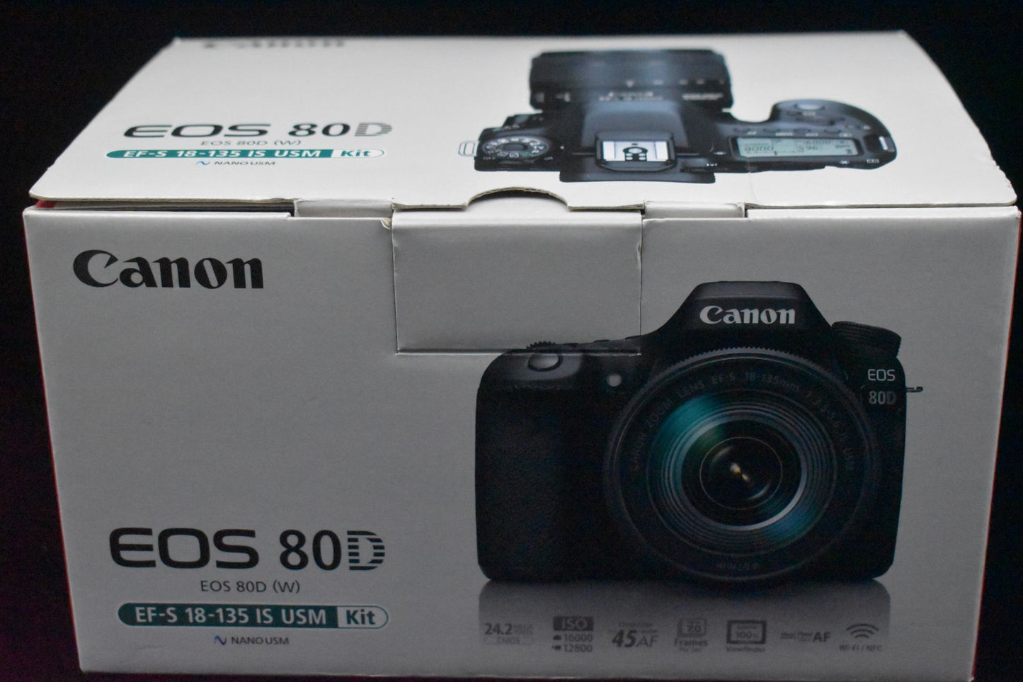 [US Duty Paid] Canon EOS 80D Digital Camera + EF-S 18-55mm II USM Lens 9082