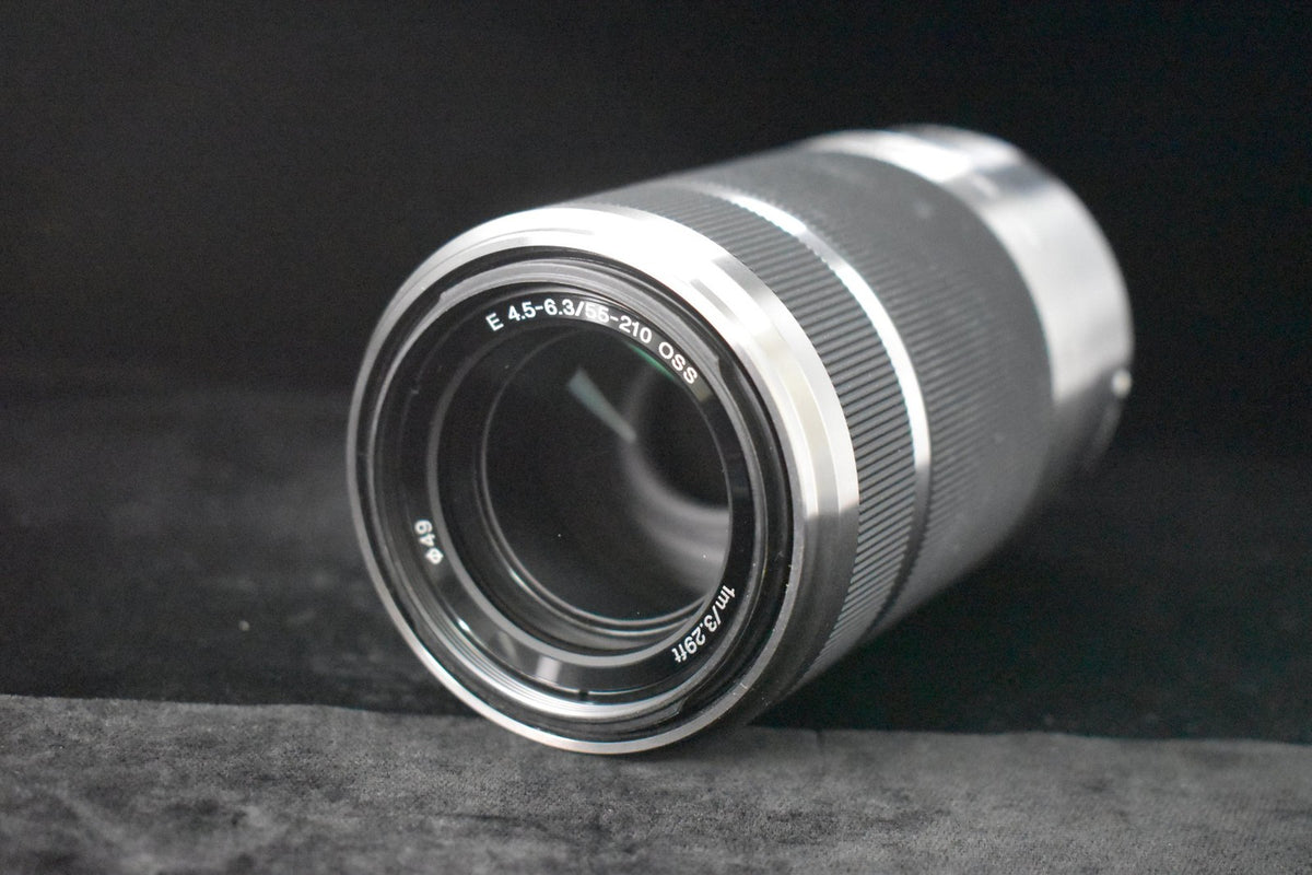 Sony 55-210mm F/4.5-6.3 E Mount OSS Telephoto Lens SEL55210 Silver #10066