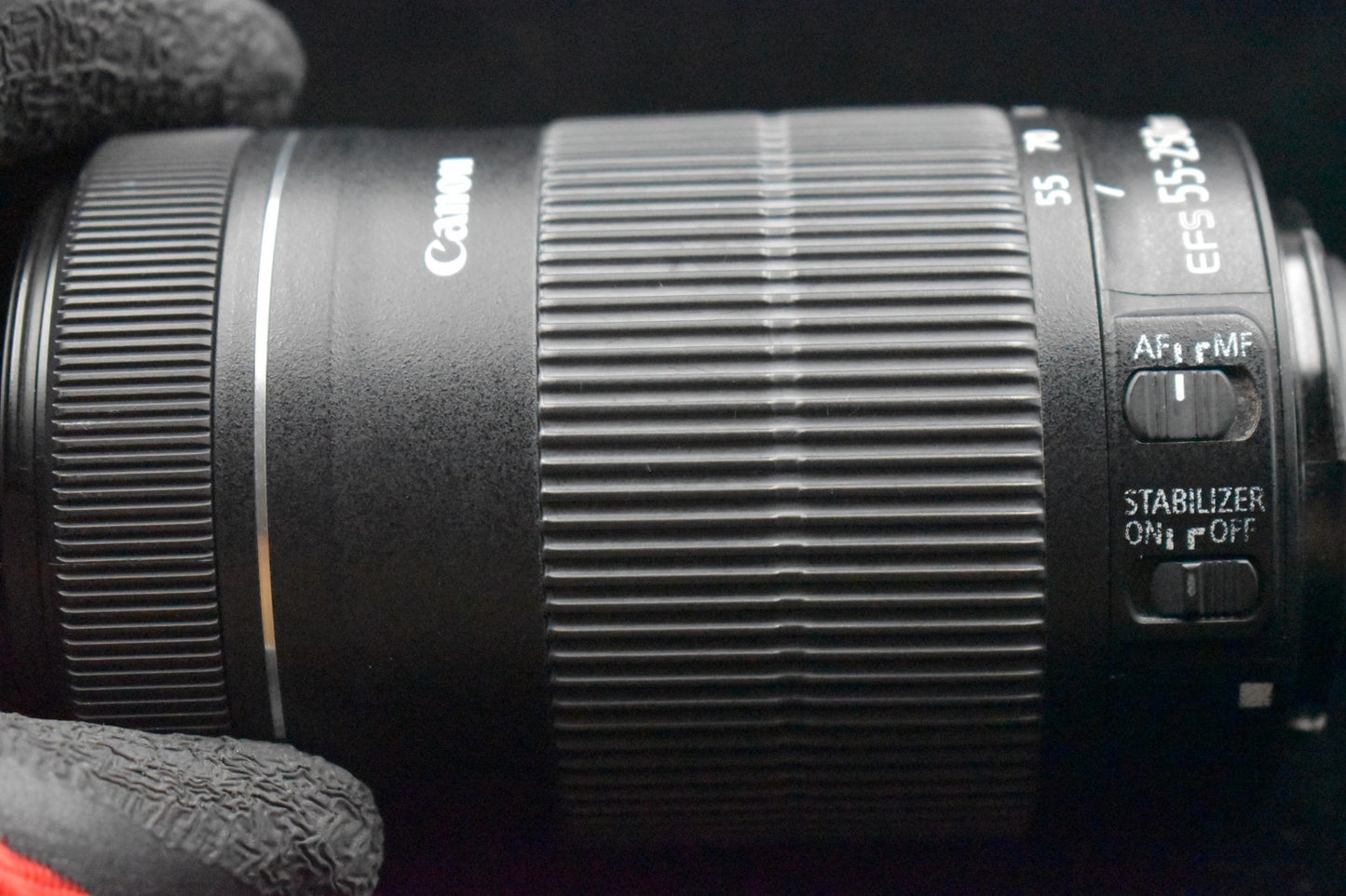 Canon EF-S 55-250mm f/4-5.6 IS STM Zoom Lens Black US Duty Paid