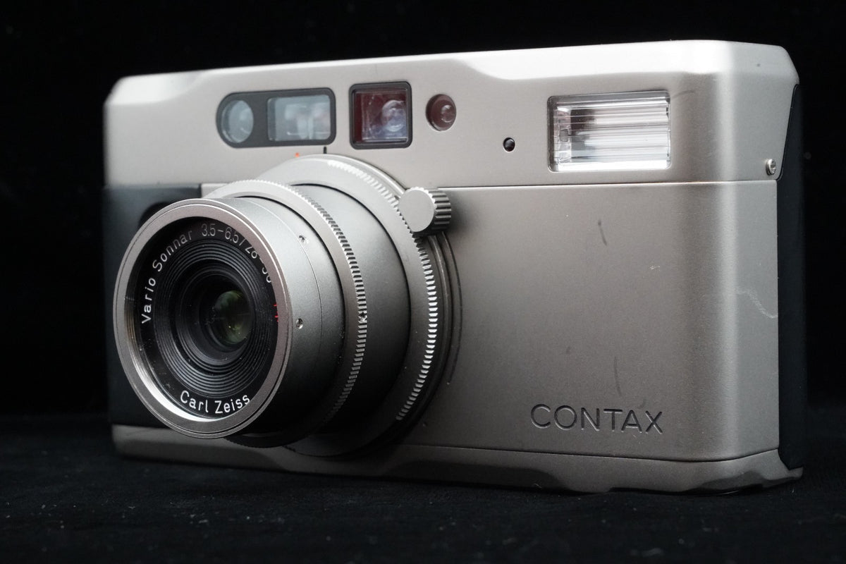 Contax TVS Point Shoot 35mm Film Vintage Camera Tested US STOCK #9747