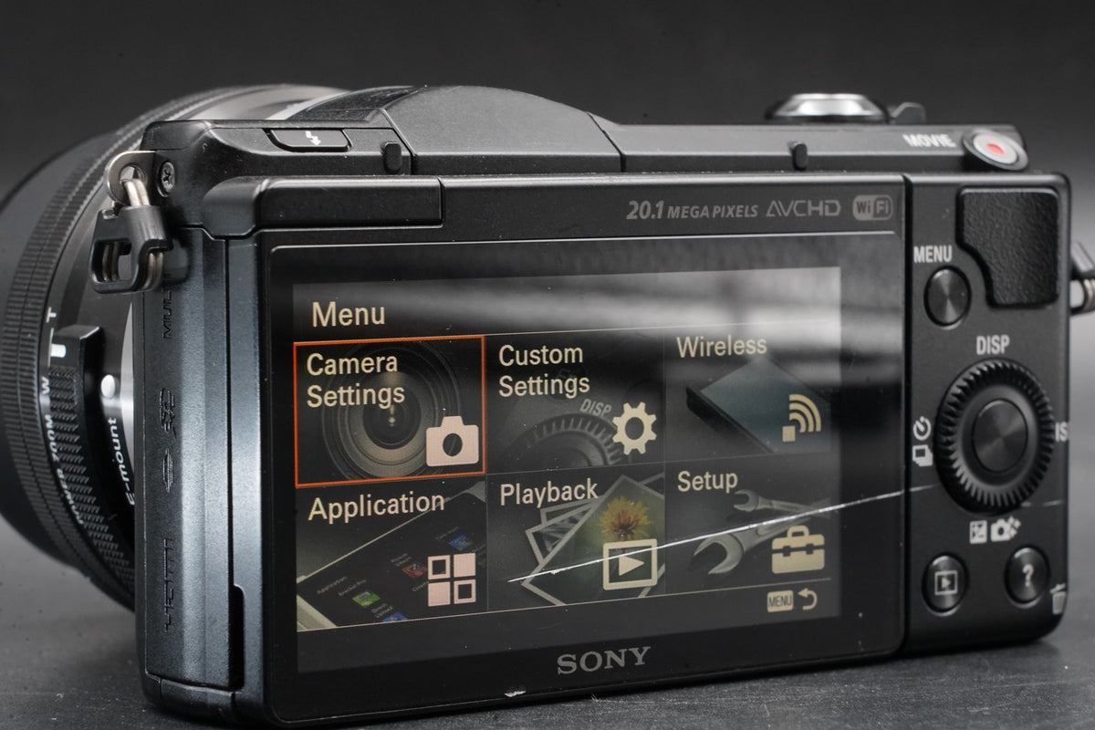 Sony Alpha a5000 Mirrorless Digital Camera with Lens Black US STOCK #11025