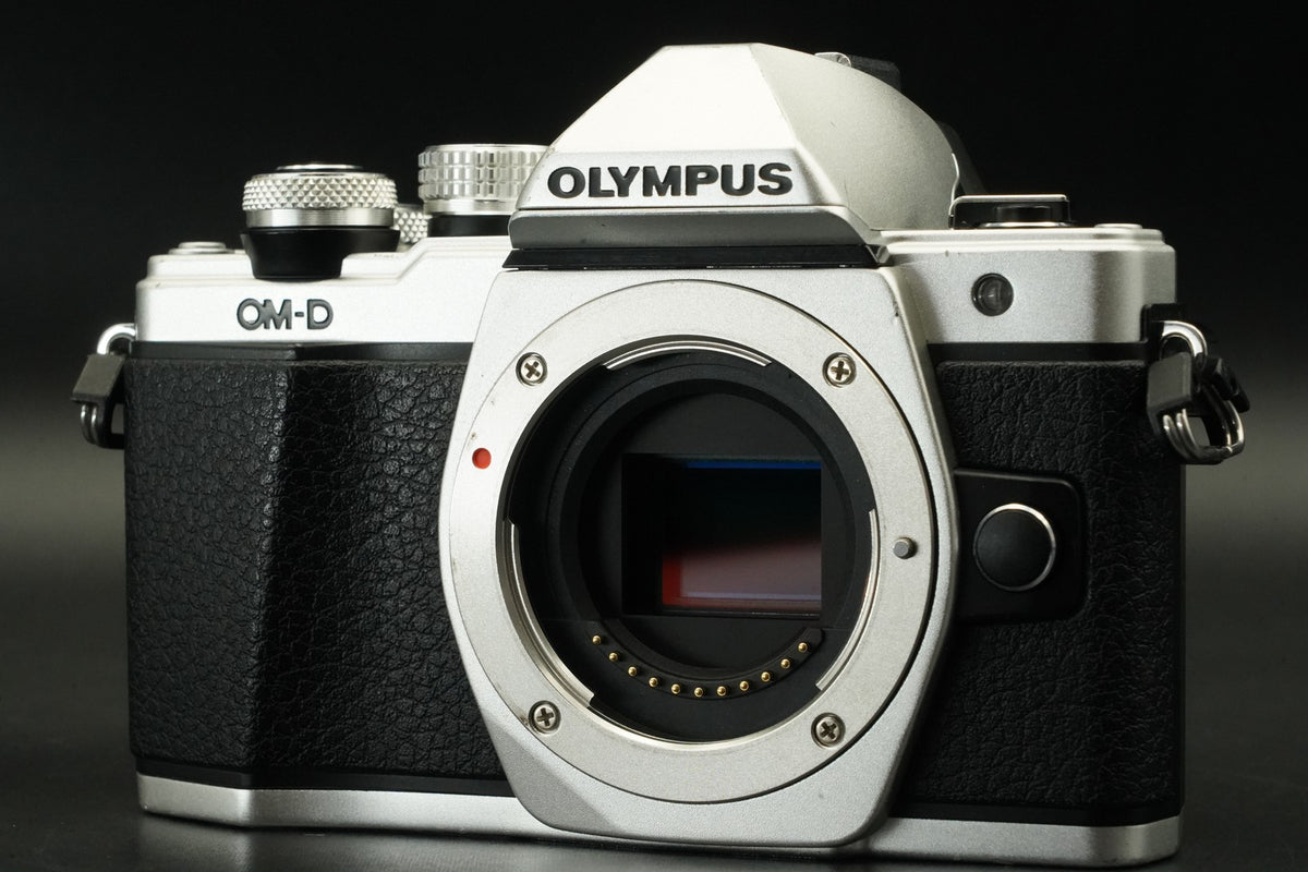 Olympus OM-D E-M10 Mark II Silver Mirrorless Digital Camera-11456 cut- #12485