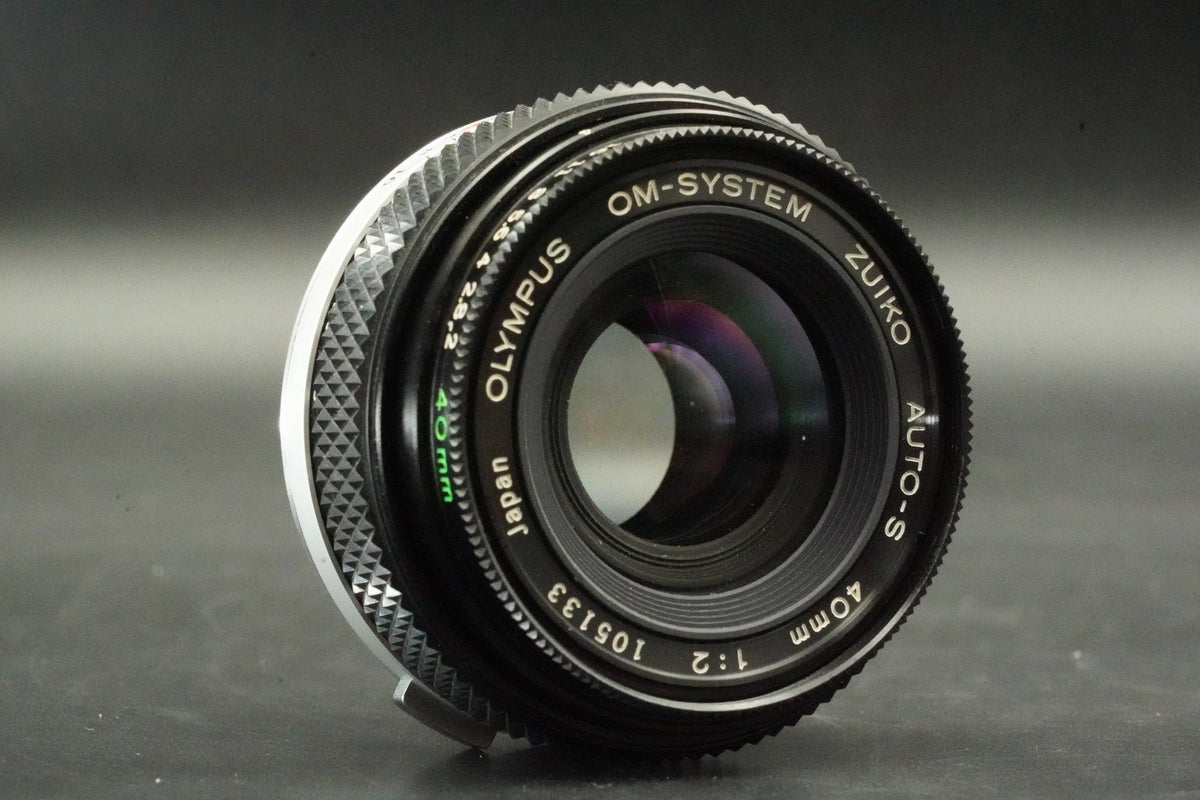 Olympus OM Zuiko Auto-S 40mm f/2 Pancake lens #12755