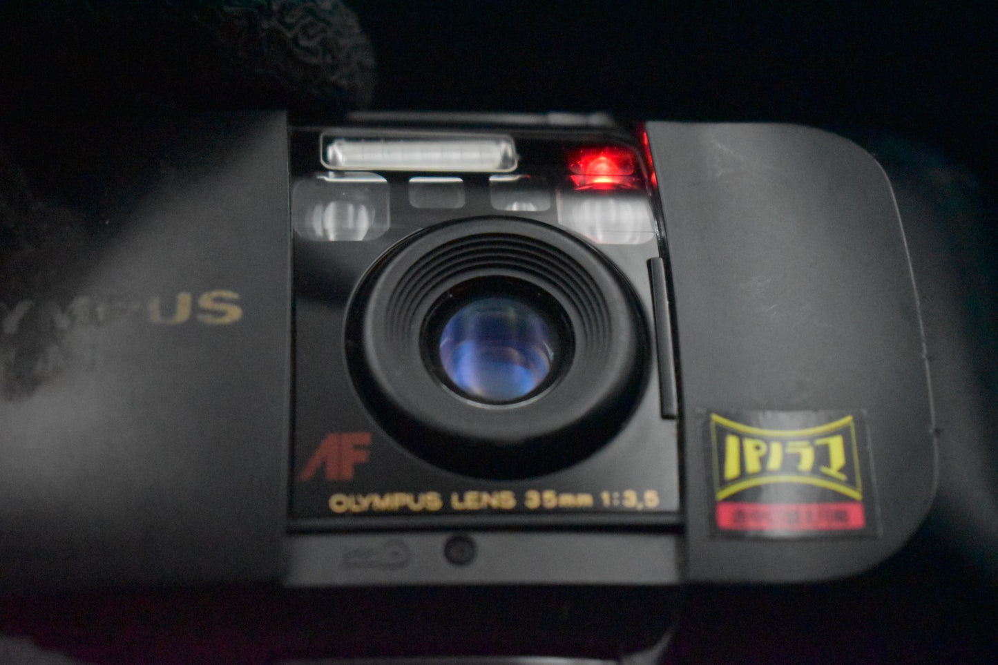 Olympus μ mju PANORAMA 35mm Point and Shoot Film Camera Black US Duty Paid 9217