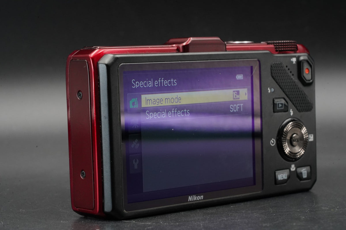 Nikon Coolpix S9300 Red 16.0MP Digital Camera US STOCK #11179
