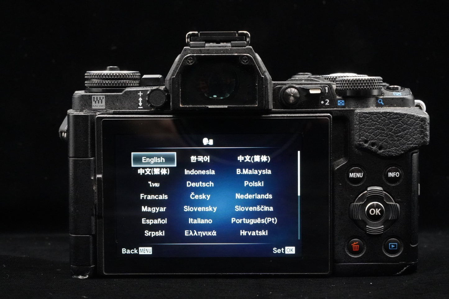 Olympus OM-D E-M5 Mark II 16.1MP Digital SLR Camera Black US DUTY PAID 9781