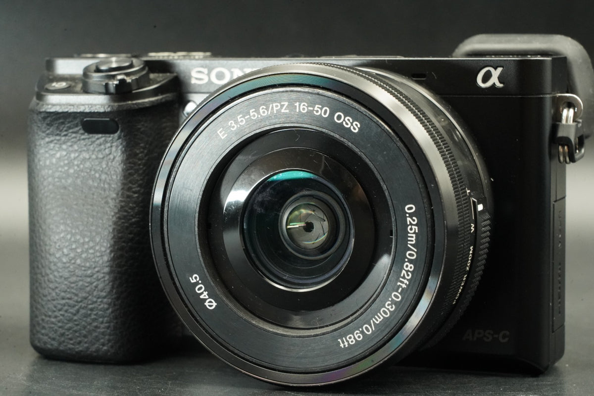 Sony a6000 Digital Mirrorless Camera Black w/ 16-50mm Lens -3049 cut- #12531