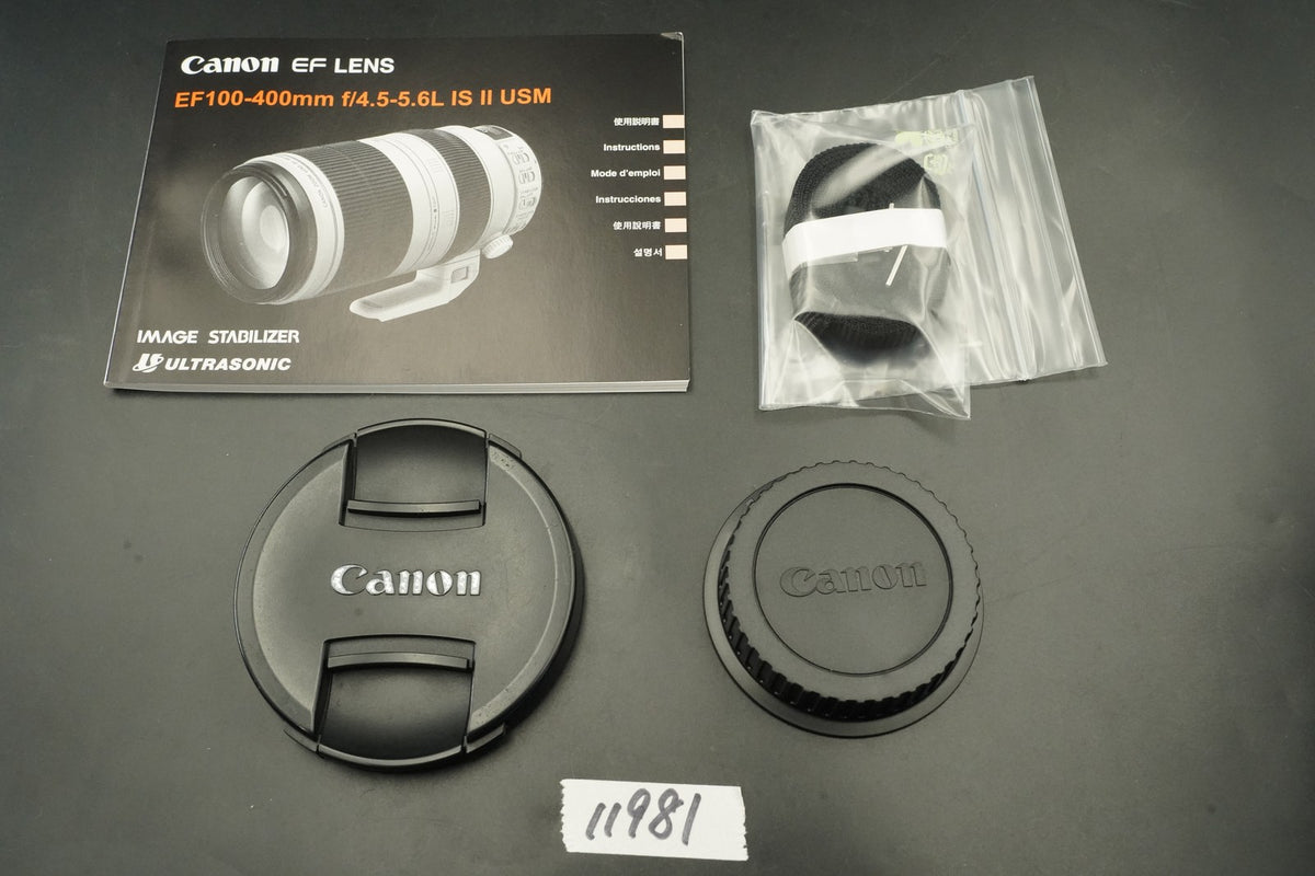 Canon EF 100-400mm F/4.5-5.6L IS II USM AF Zoom Lens #11981