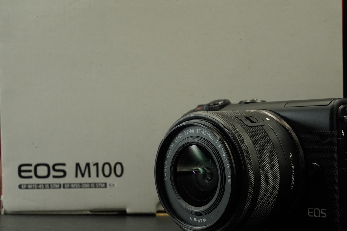 Canon EOS M100 Digital Camera 15-45mm Black EF-M Mount #11771