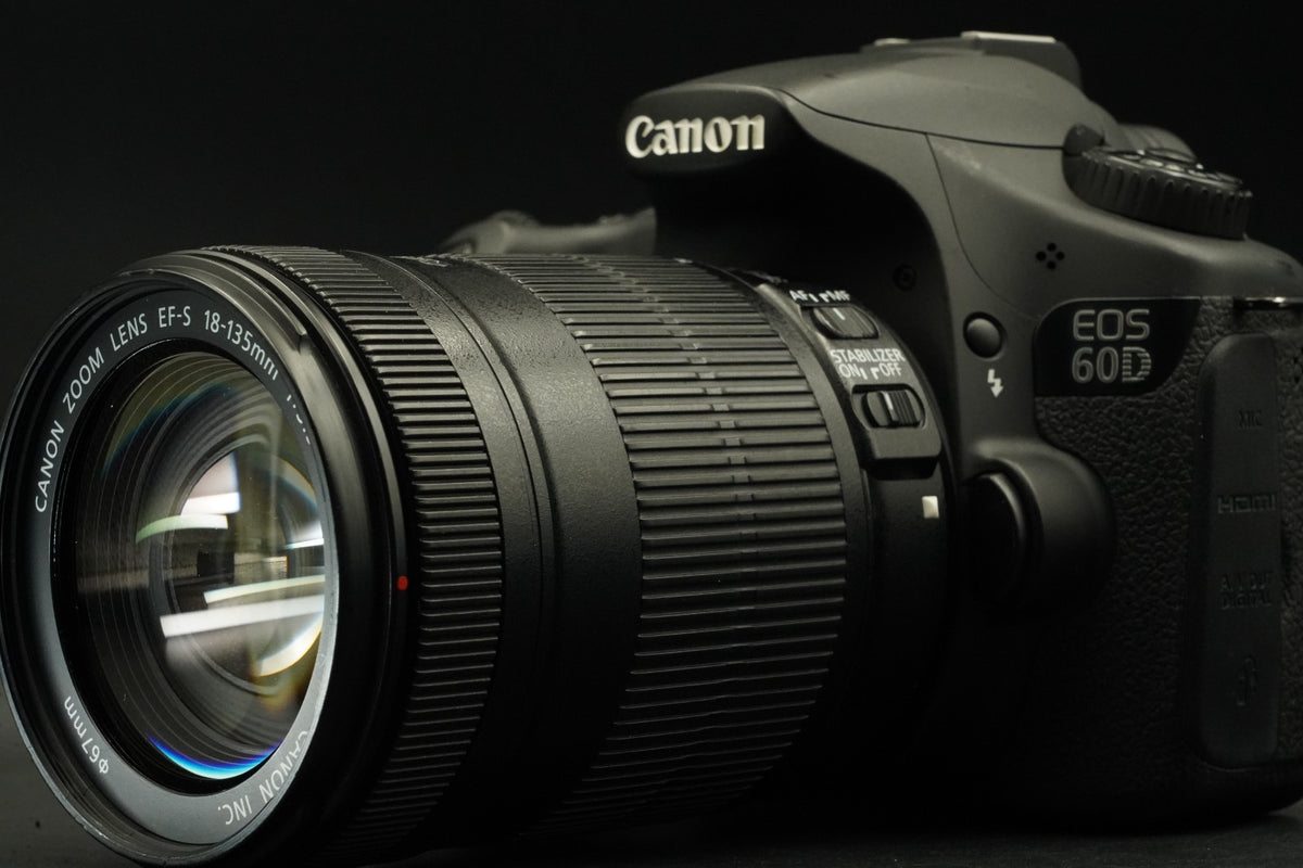 Canon EOS 60D DSLR 18MP w/ EF-S 18-135mm IS Camera -4432 cuts- US STOCK #11600