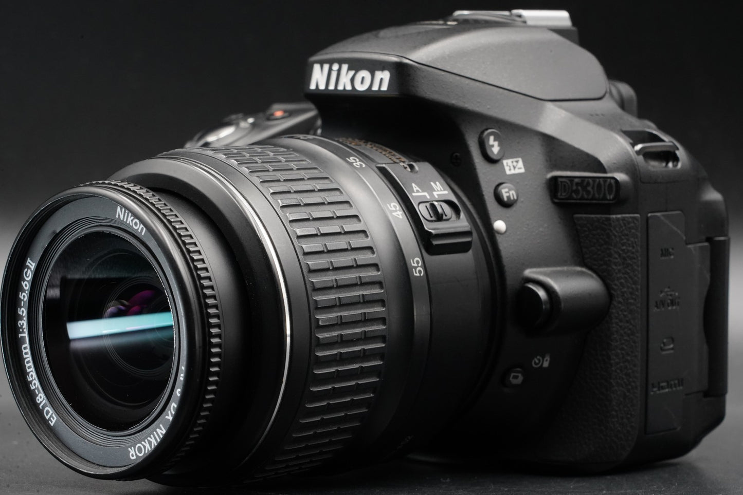 7480 cuts!! Nikon D5300 DSLR Digital Camera with 2 Lenses 11116