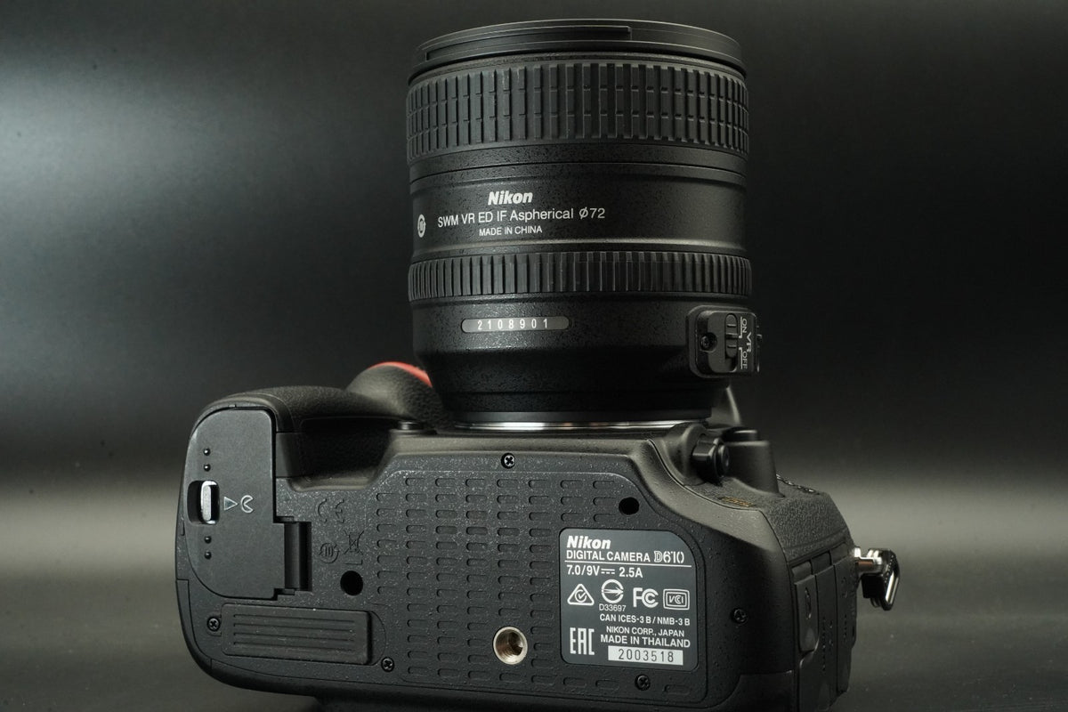 Nikon D610 Digital SLR Full Frame Camera w/ AF-S 24-85mm -1308 cuts- #11307