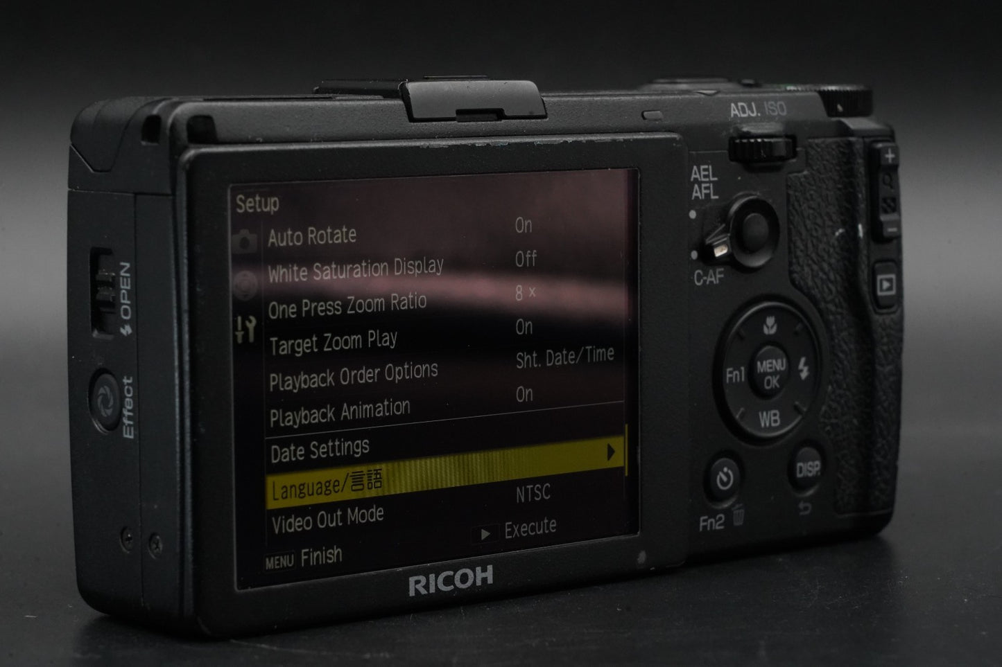 RICOH GR 16.2MP Digital Compact Camera Black JAPAN US Duty Paid 10831