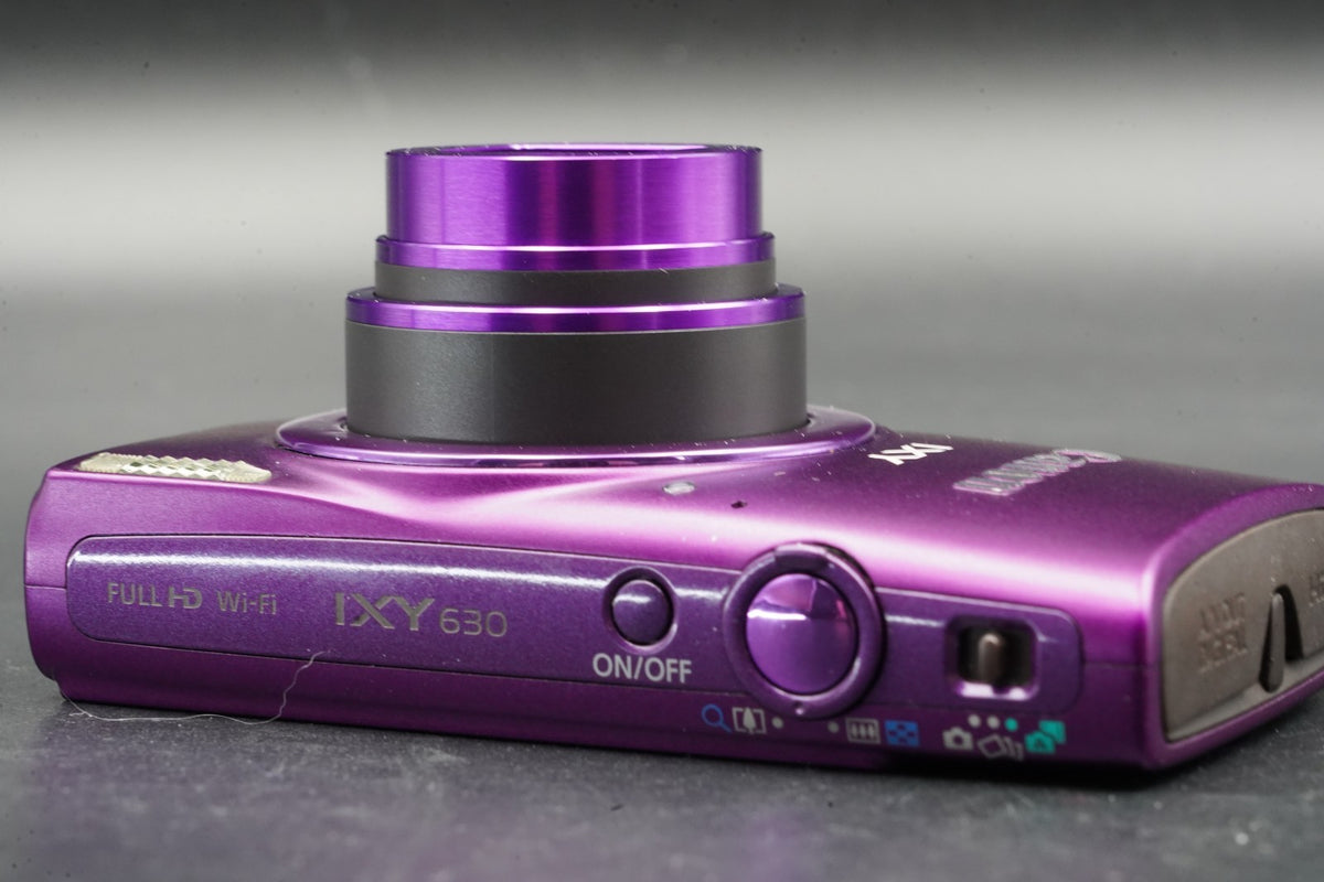 Canon PowerShot ELPH 340 HS Purple 16MP 12x Zoom WiFi Camera IXY 630 Japa #11328