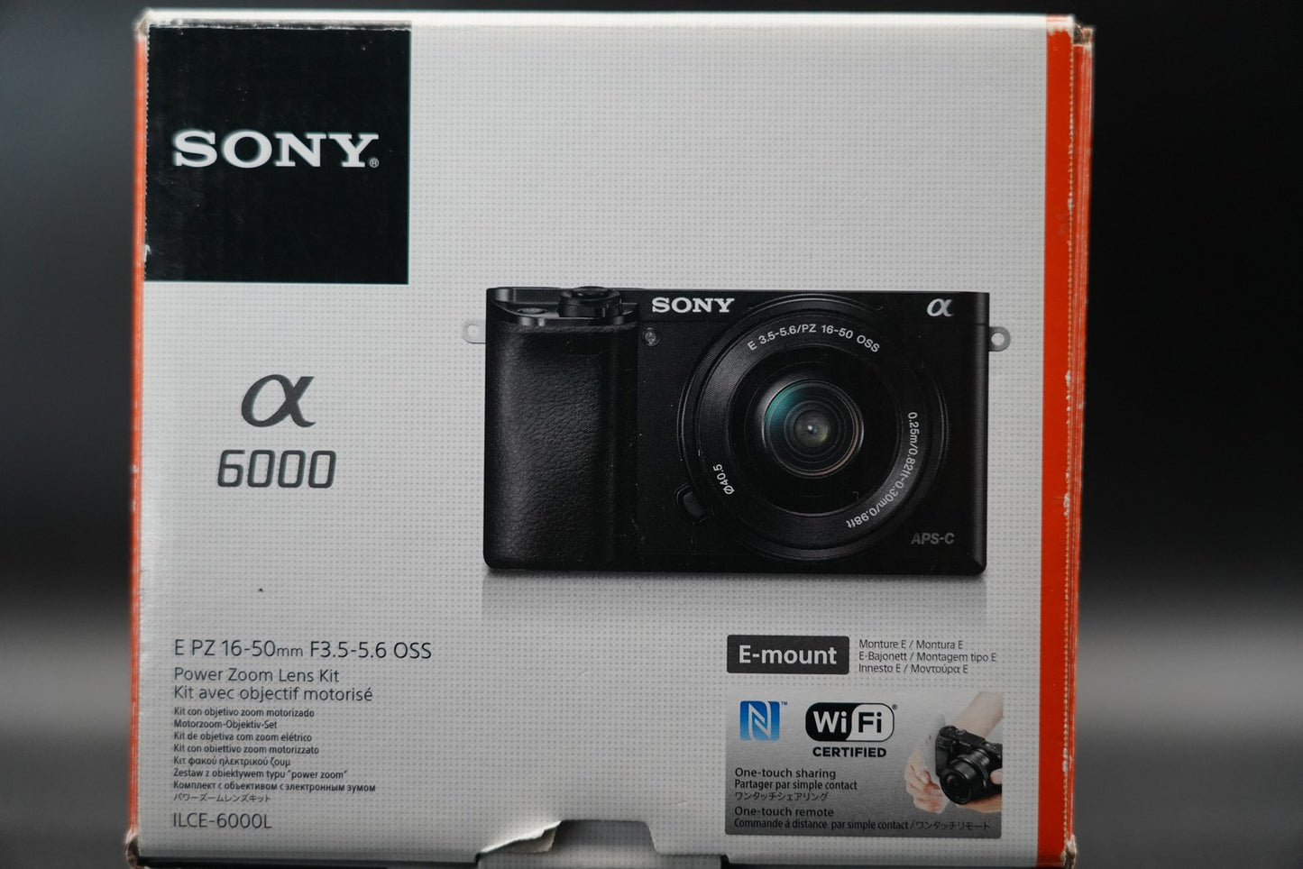 Sony alpha a6000 Digital Mirrorless Camera with Lens Black -17389 cuts- #11202