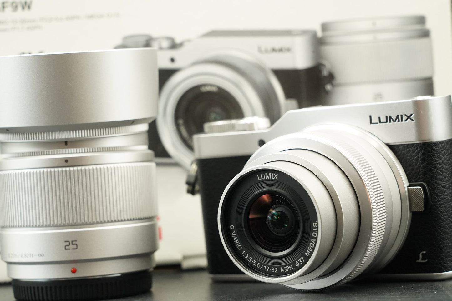 Panasonic LUMIX DC-GF9 Silver 12-32 Lens + 25mm f/1.7 English OK!! #11851