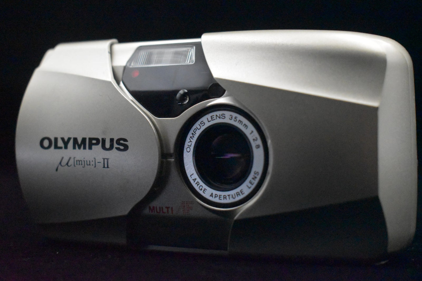 [US Duty Paid] Olympus μ mju II 35mm F/2.8 Point & Shoot Film Camera Japan 8117