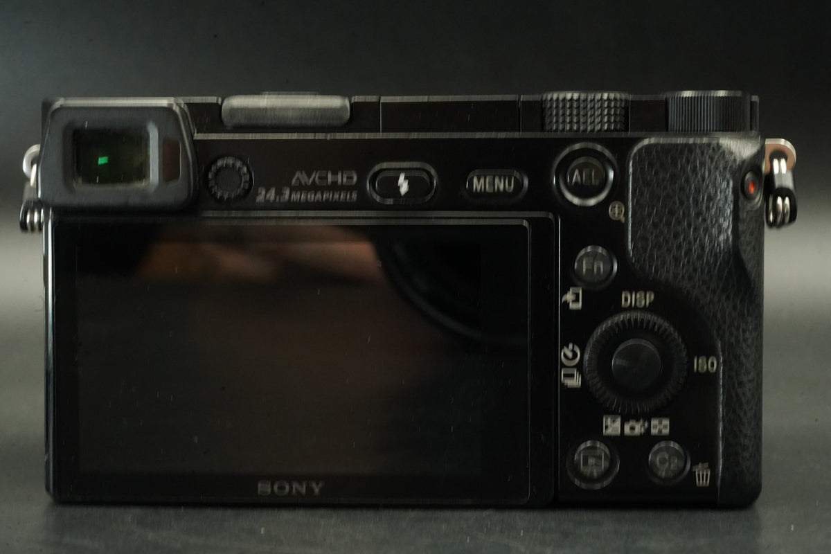 Sony a6000 Digital Camera Black w/ 16-50 + 55-210mm Lens -43949 cuts- #12360