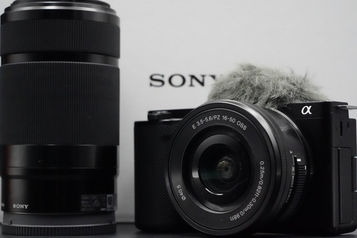Sony Alpha ZV-E10 Mirrorless Vlog Camera w/ 2 Lenses Black US Duty Paid 10357