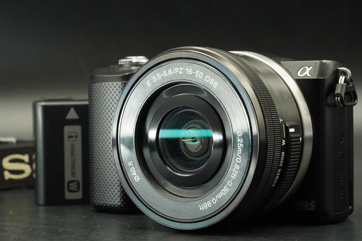Sony Alpha a5000 Mirrorless Digital Camera with Lens Black -8280 cuts- #12453