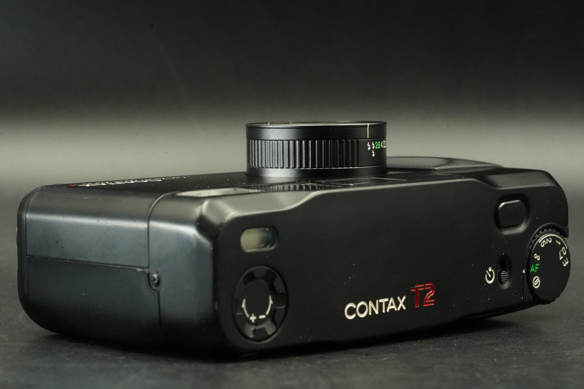 Contax T2 Titan Black 35mm Point & Shoot Film Camera #12166