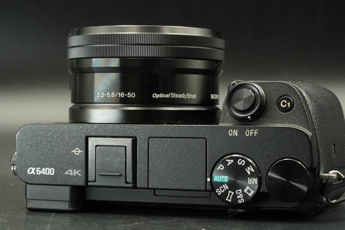 Sony A6400 Digital Camera Black w/ 16-50mm Lens -28435 cuts- #12444