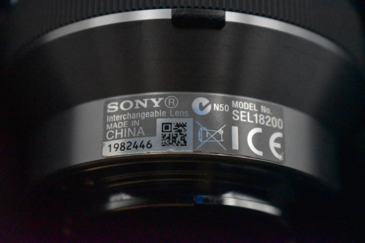 [US Duty Paid] Sony E 18-200mm f/3.5-6.3 OSS silver Lens E Mount SEL18200 9073