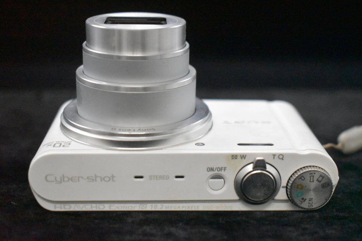 Sony Cyber-shot DSC-WX300 White Compact Digital Camera US STOCK #9795