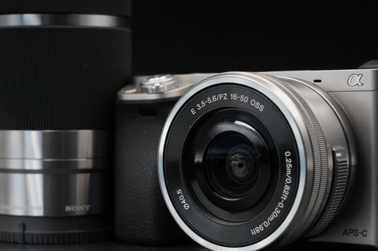 1779 cuts! Sony a6000 Digital Mirrorless Camera Silver w/ 16-50 + 55-210mm 11190