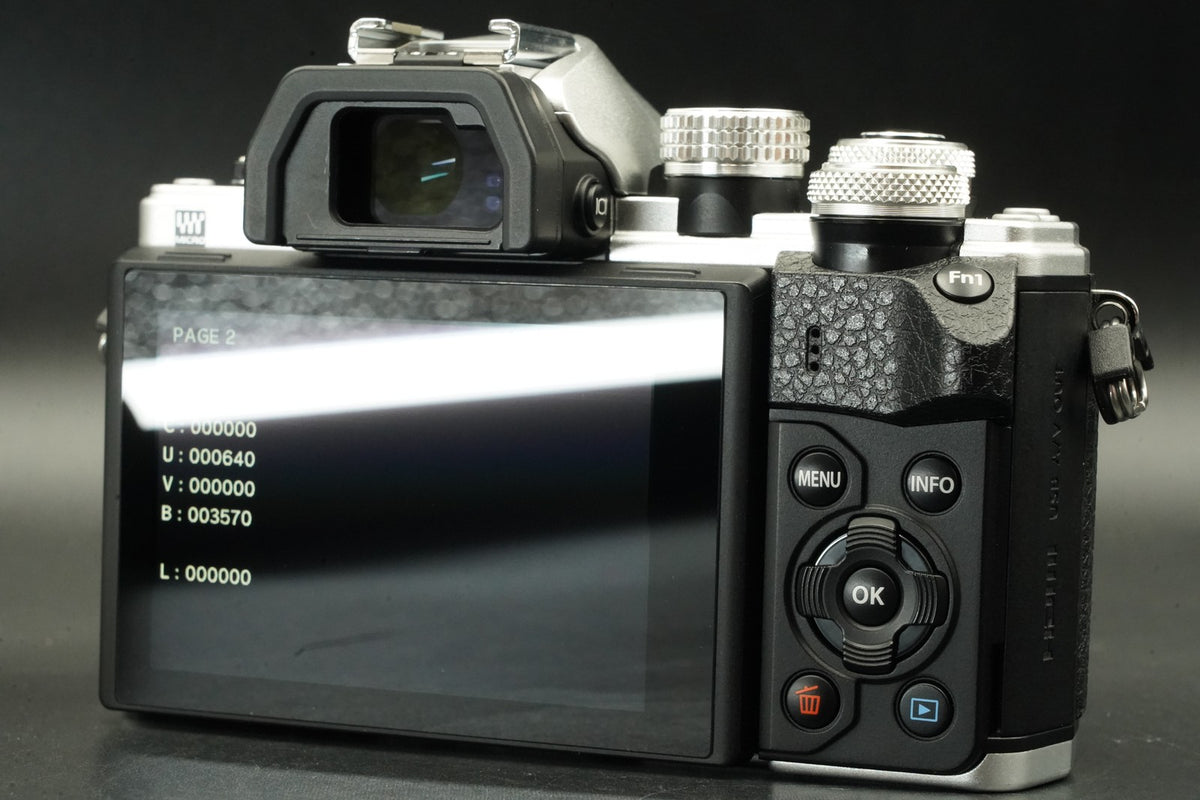 Olympus OM-D E-M10 Mark II Silver w/ 14-42mm + 40-150mm Lens US STOCK #12327